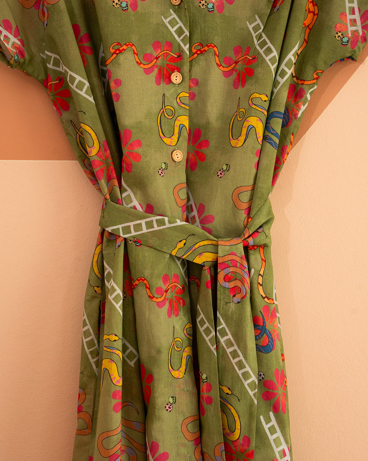 Snakes & Ladders Shirt Dress – Women