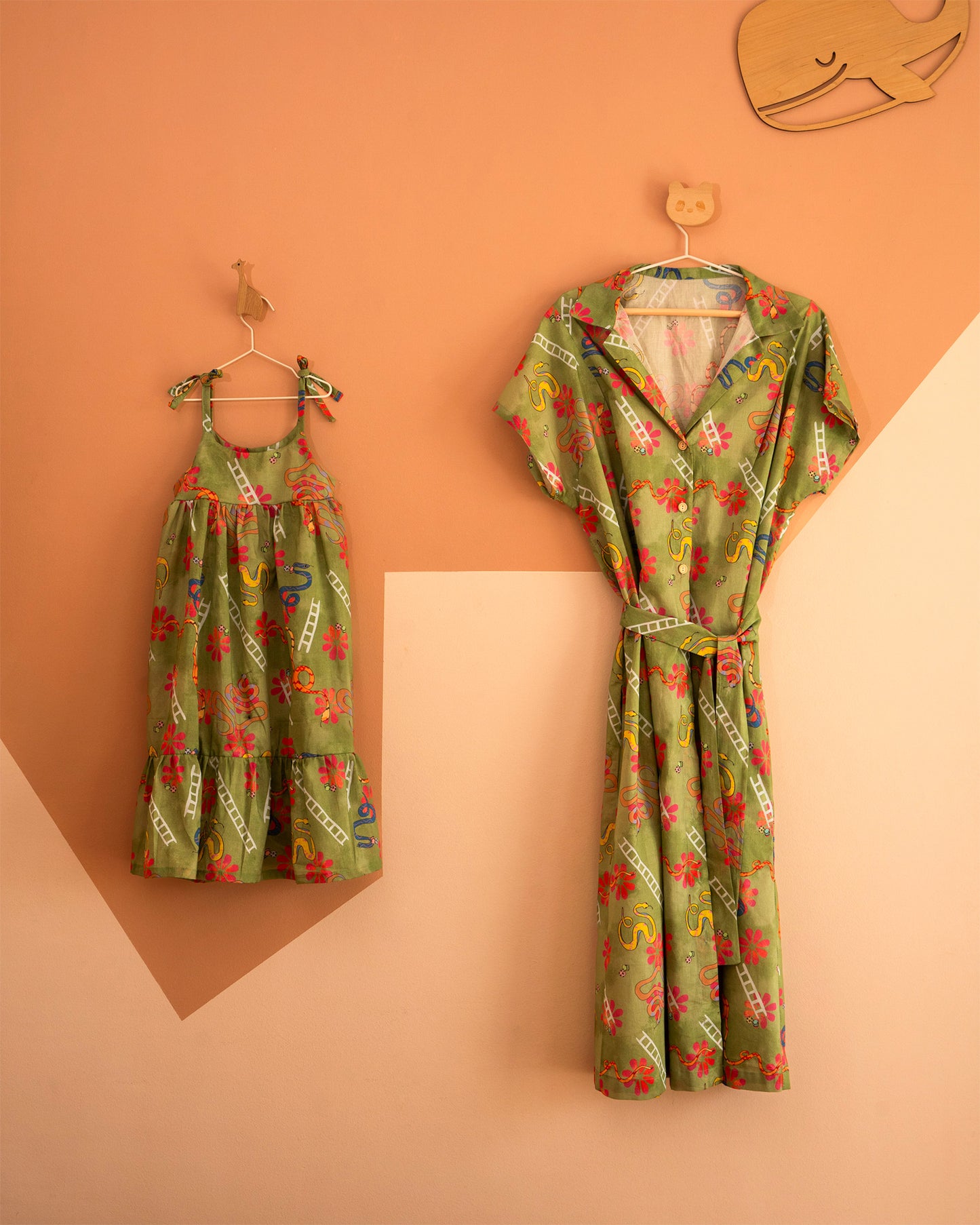 Snakes & Ladders Shirt Dress – Women