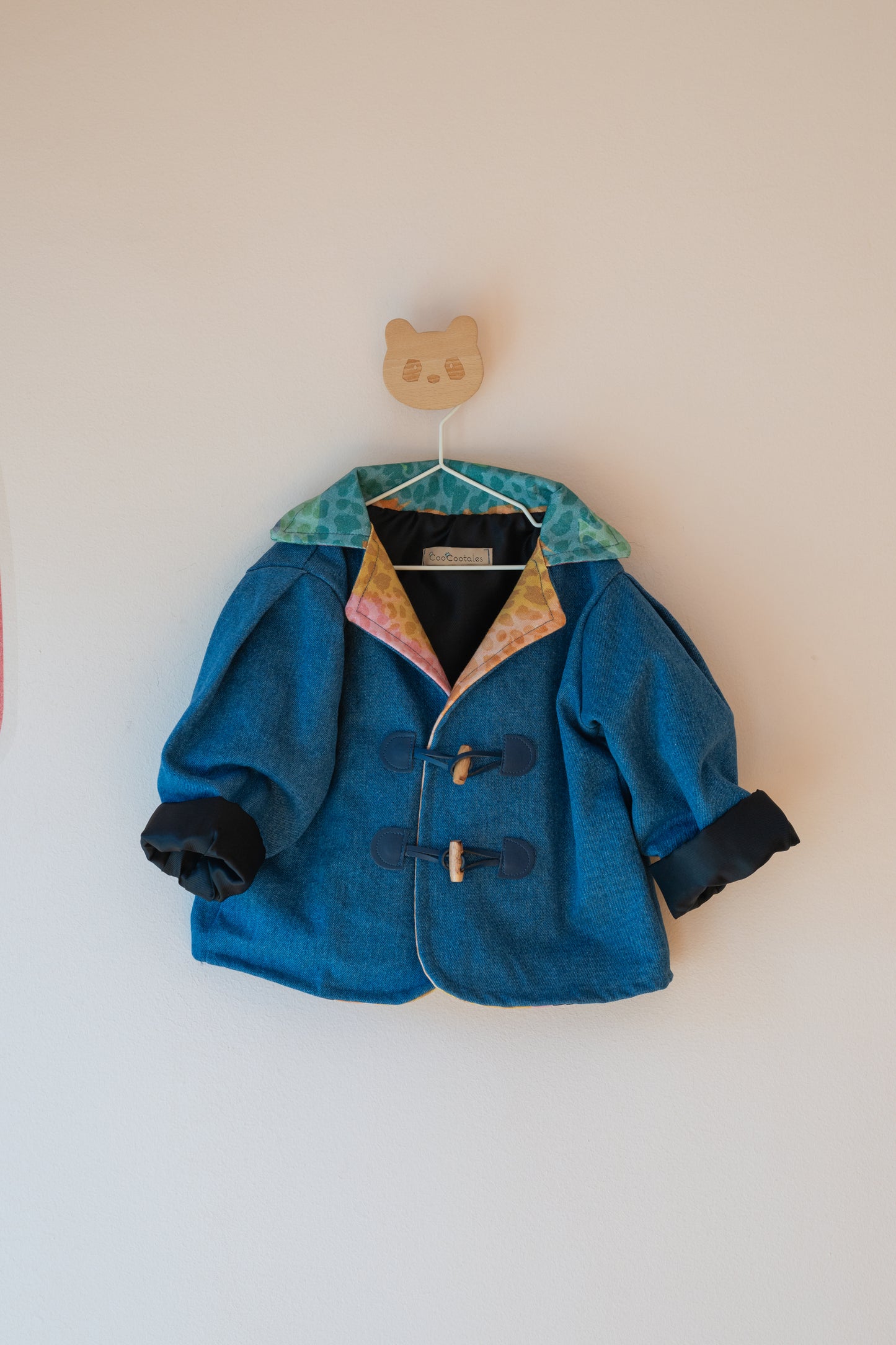 Retro Rainbow Denim Jacket - CooCootales