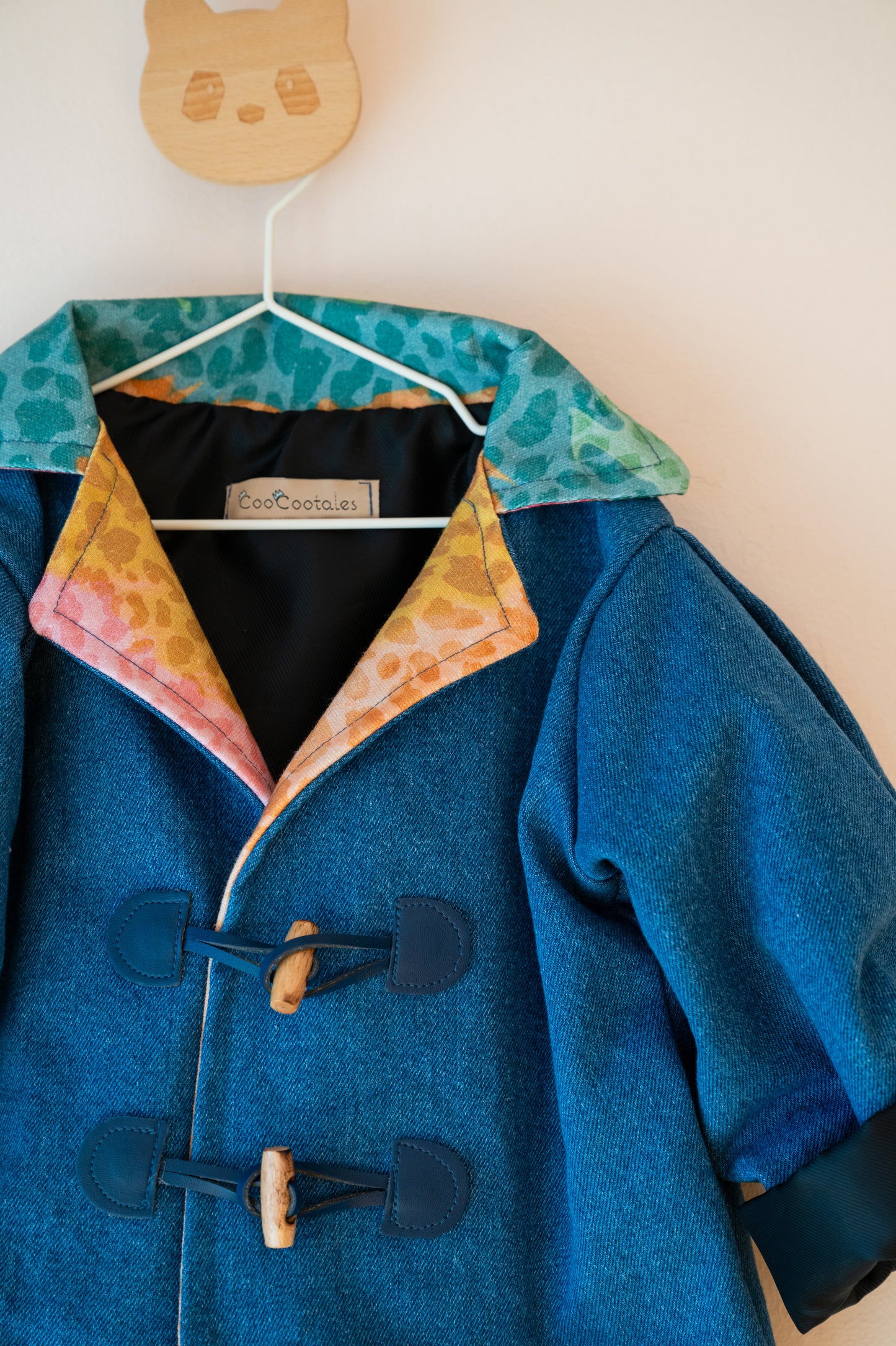 Retro Rainbow Denim Jacket - CooCootales
