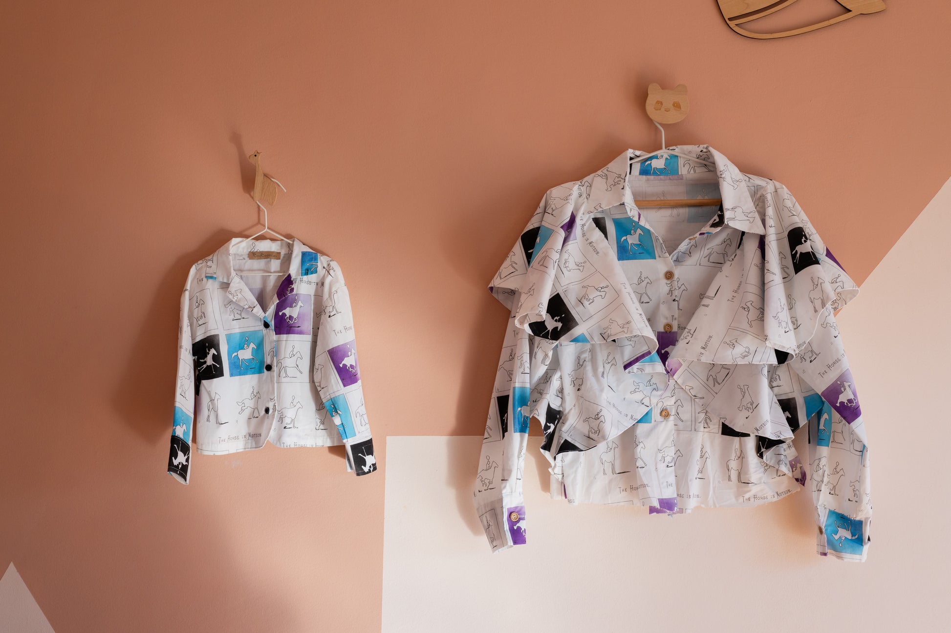 Gallop Through Time Ruffle Shirts Mama & Me Dress - CooCootales