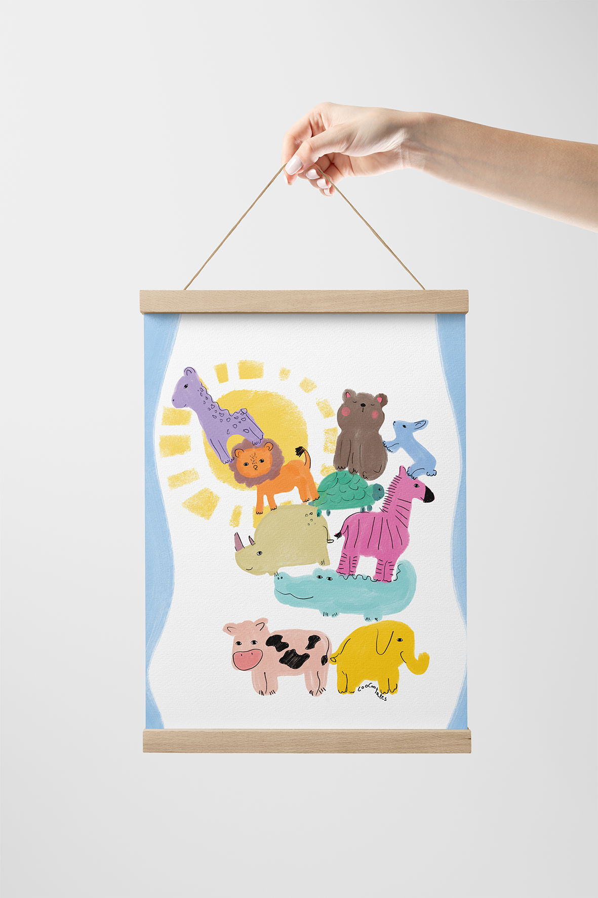 Playful  Animals Artwork - CooCootales