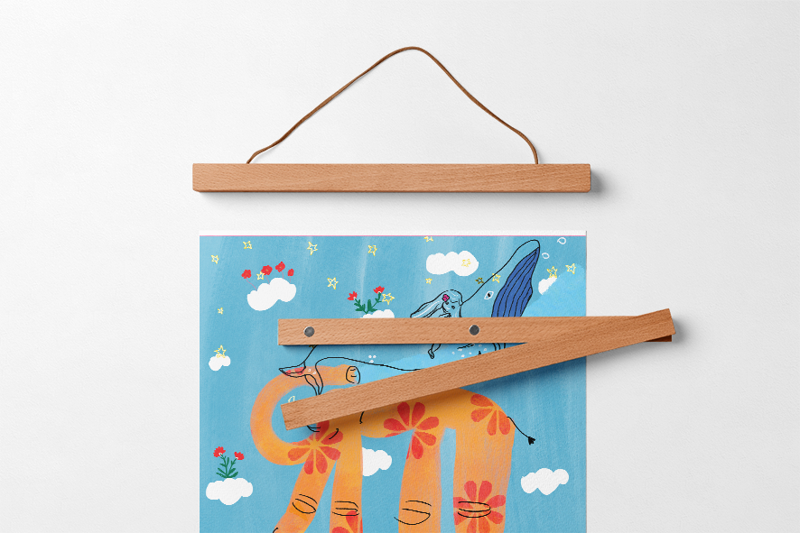 Elephant in the Sky 🌸🐘🌙 - CooCootales