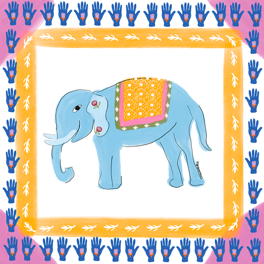 Blue Elephant of Good Fortune 💛🌼🐘 - CooCootales