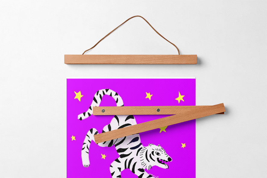 Stellar Tiger – Roaring Through the Cosmos 🐅🌌⭐ - CooCootales