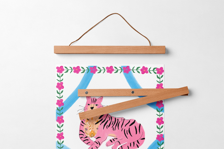 Pink Tiger of Leisure – Queen of the Garden🐅🐾💗 - CooCootales