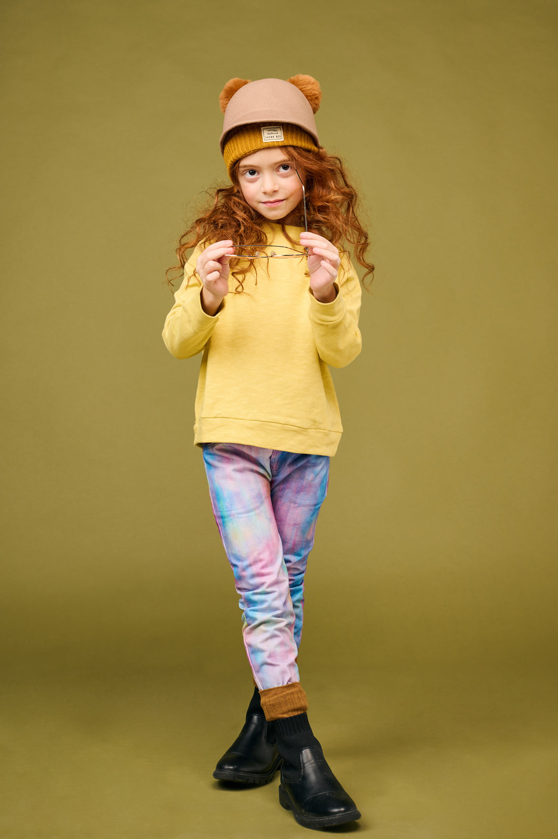 Wooden Button Yellow Hoodie - CooCootales