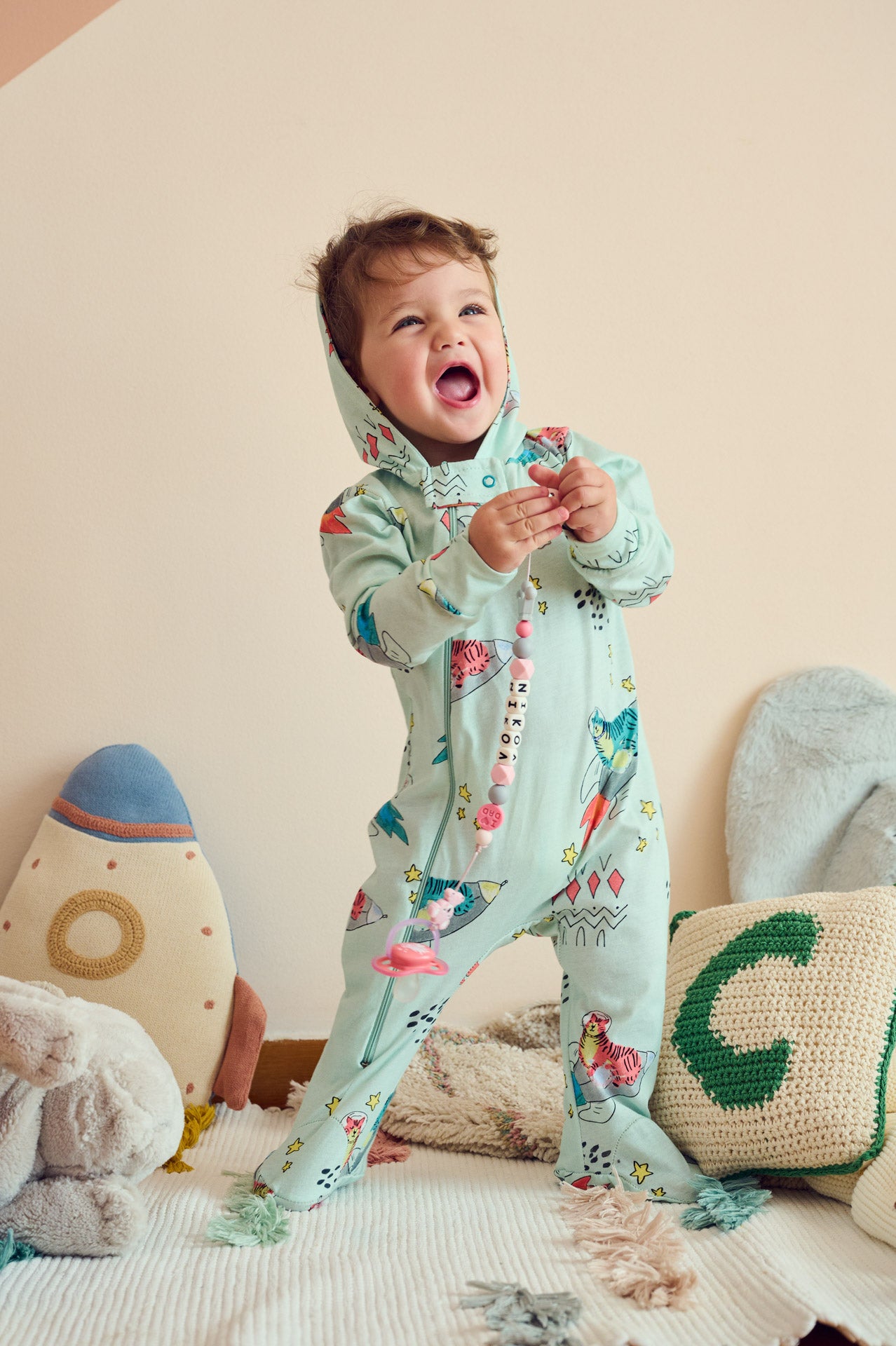 Tigers In Space Onesie - CooCootales
