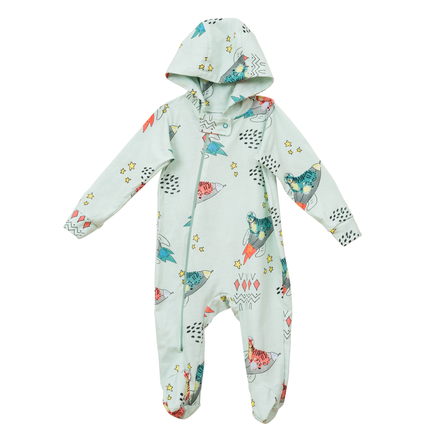 Tigers In Space Onesie - CooCootales