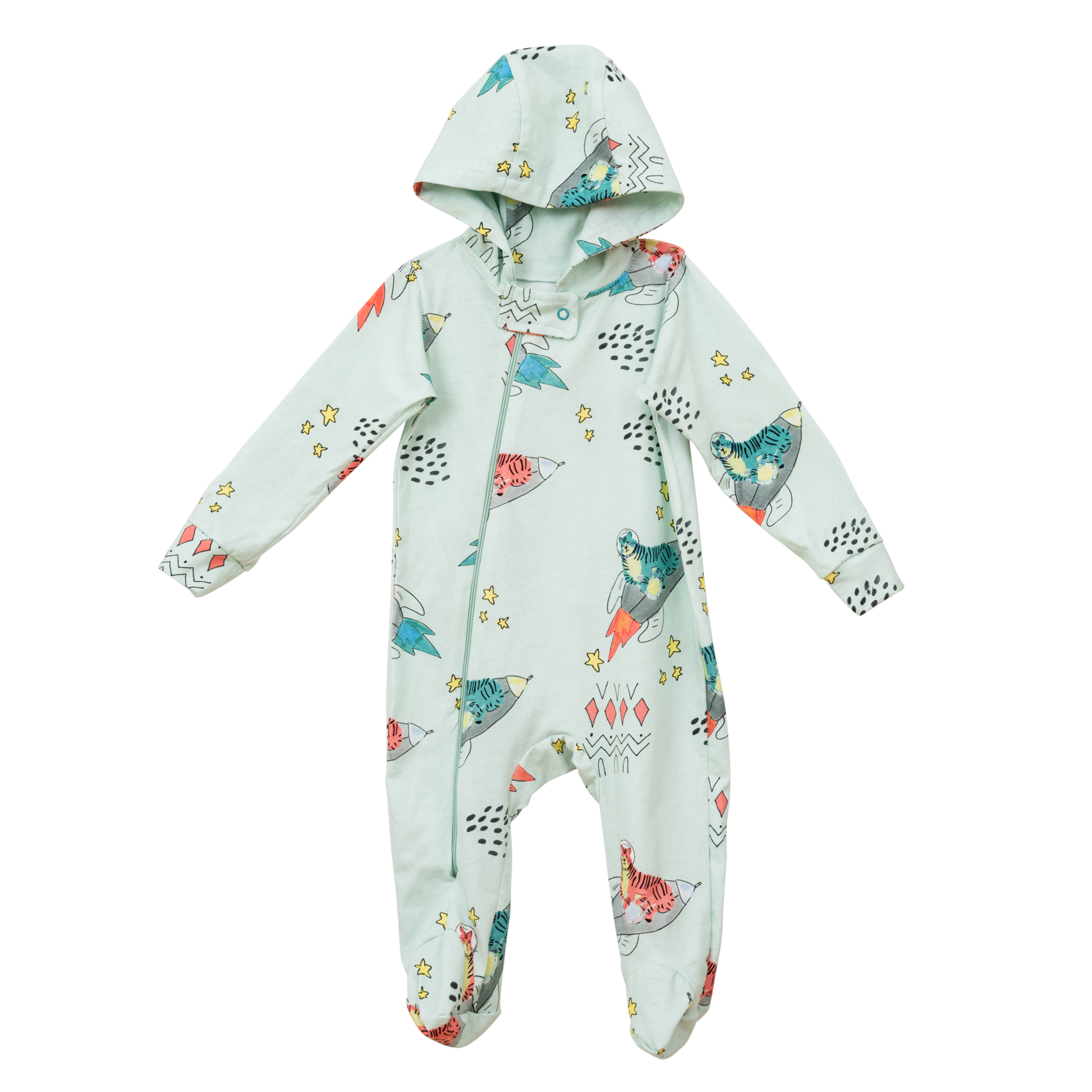 Tigers In Space Onesie - CooCootales