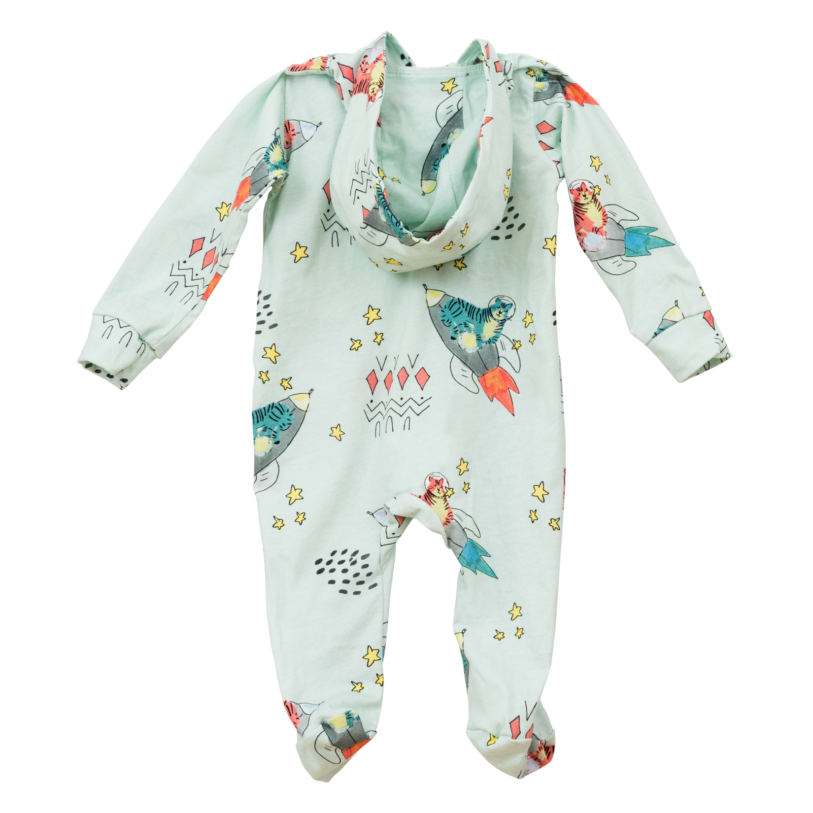 Tigers In Space Onesie - CooCootales