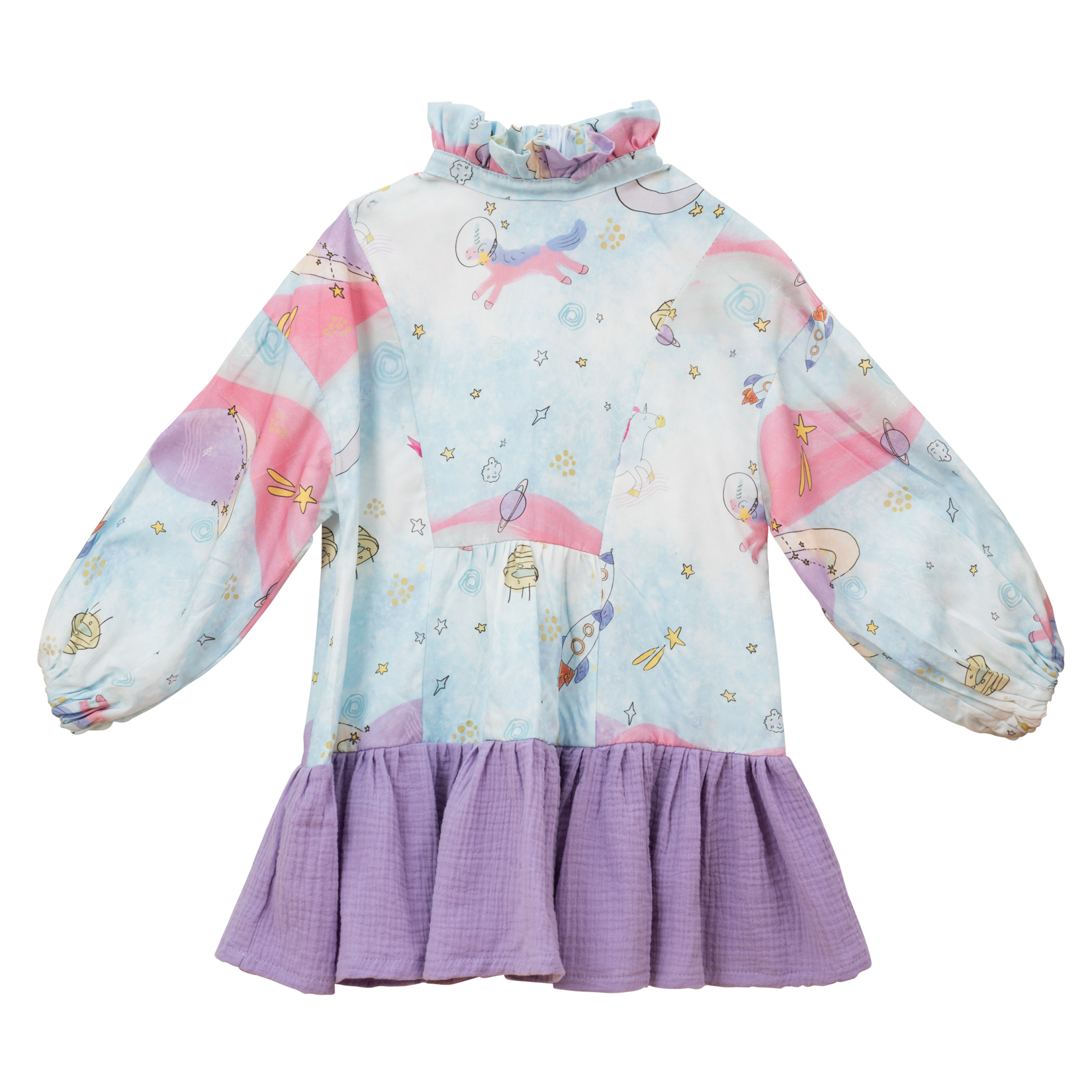 Unicorns In Space Dress With Purple Ending - CooCootales