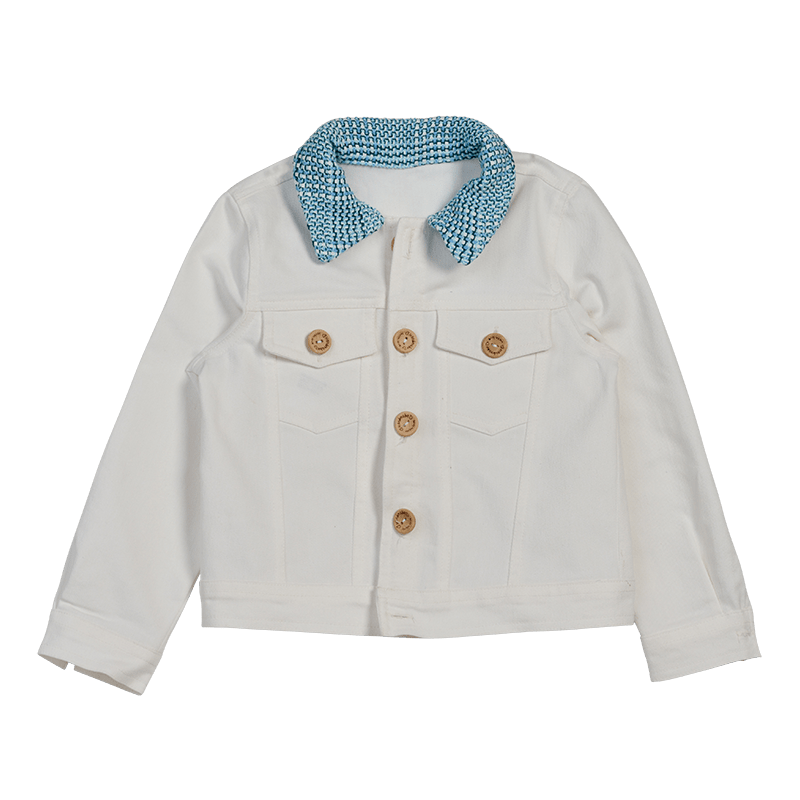The Fishing Net Denim Boy Jacket - CooCootales