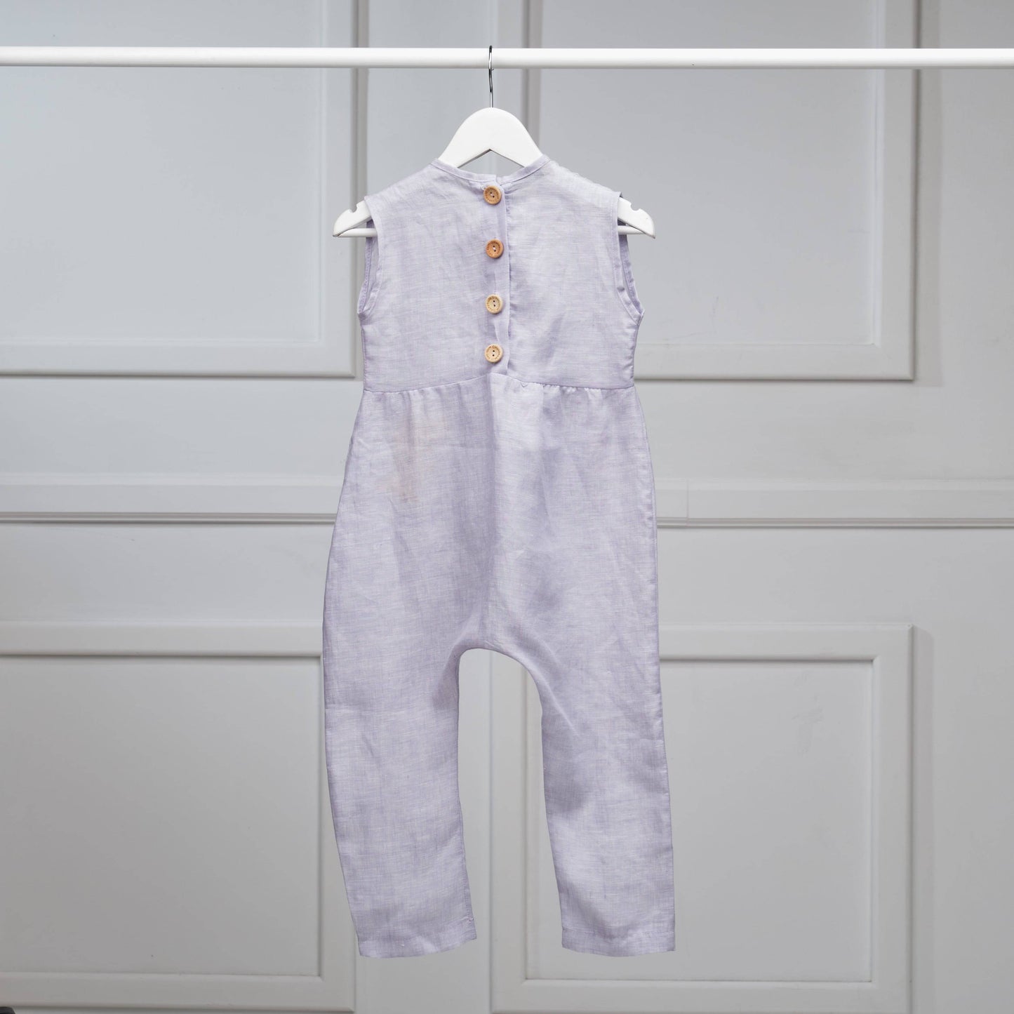 The Dinosaur Romper (beige/light blue) - CooCootales