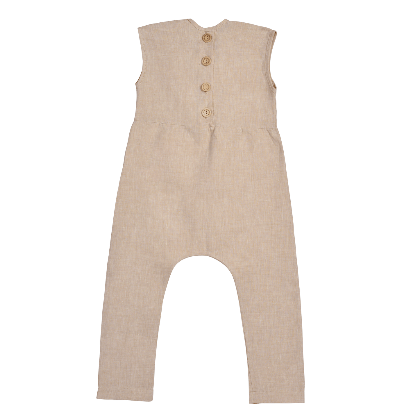 The Dinosaur Romper (beige/light blue) - CooCootales