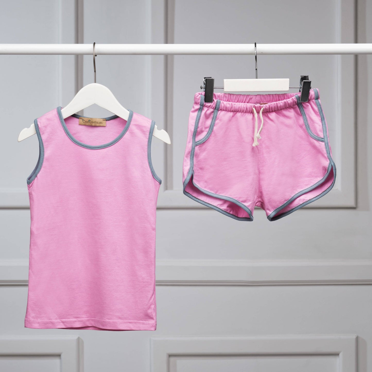 The Venice Beach Set (girls - yellow/dark blue/white/light blue/pink) - CooCootales