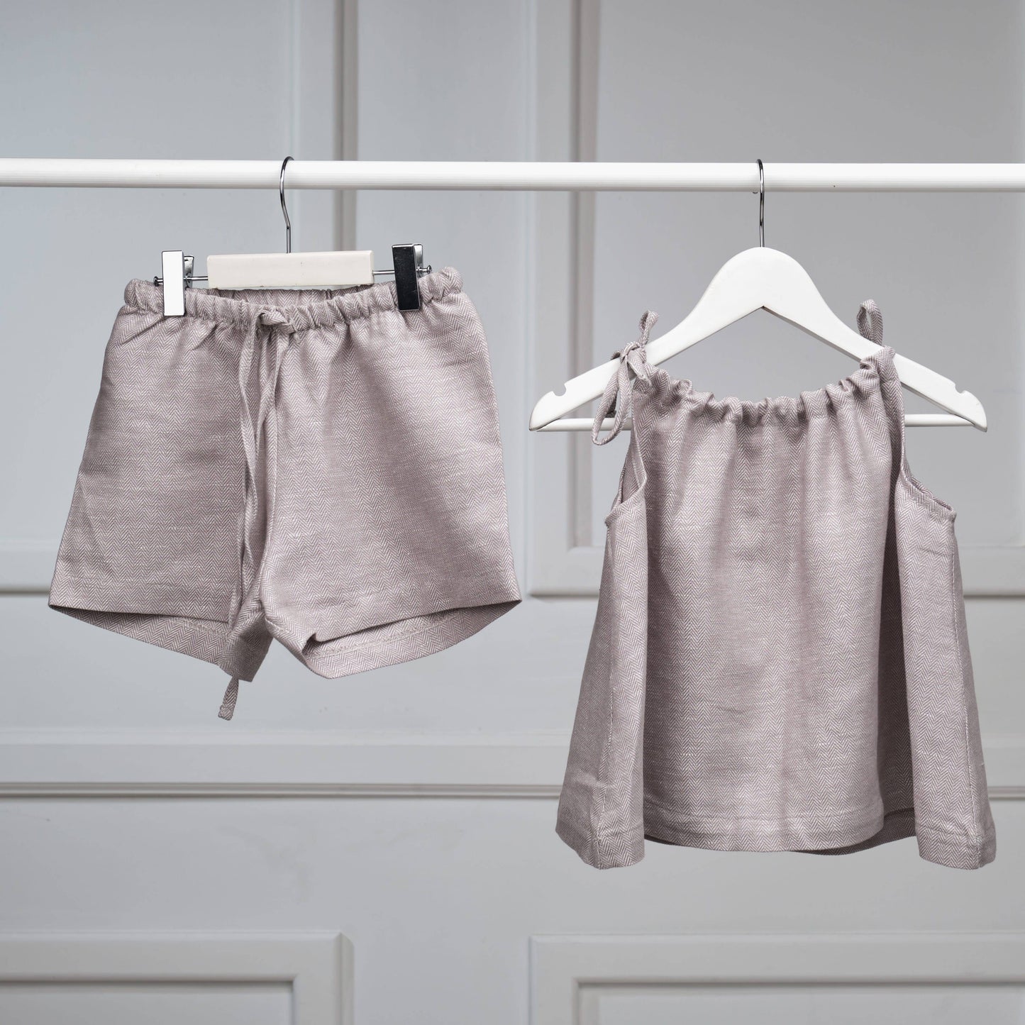 The Seashell Set (pink/gray) - CooCootales