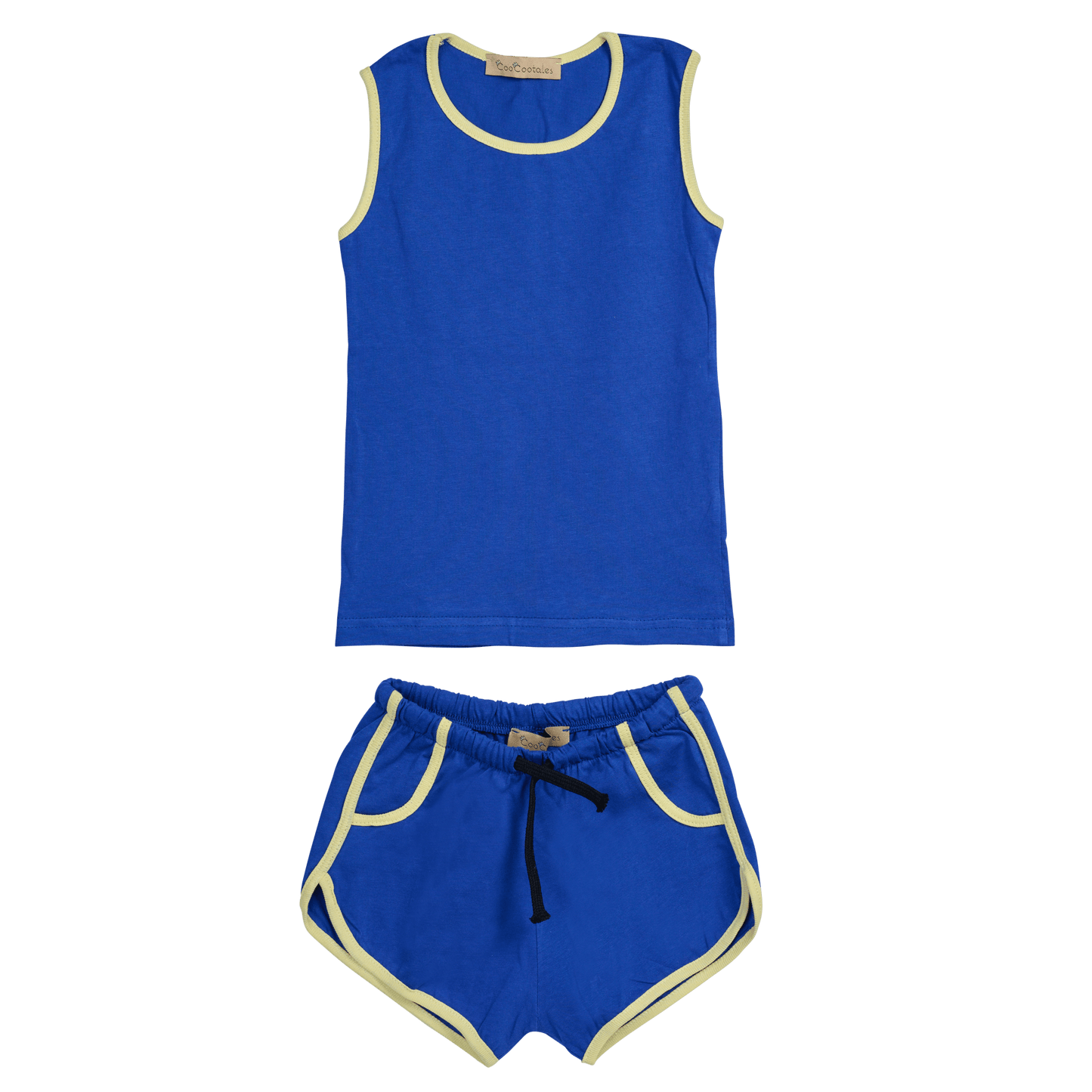 The Venice Beach Set (girls - light blue/pink/white/dark blue/yellow) - CooCootales