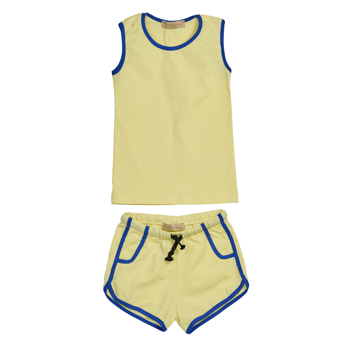 The Venice Beach Set (girls - light blue/pink/white/dark blue/yellow) - CooCootales