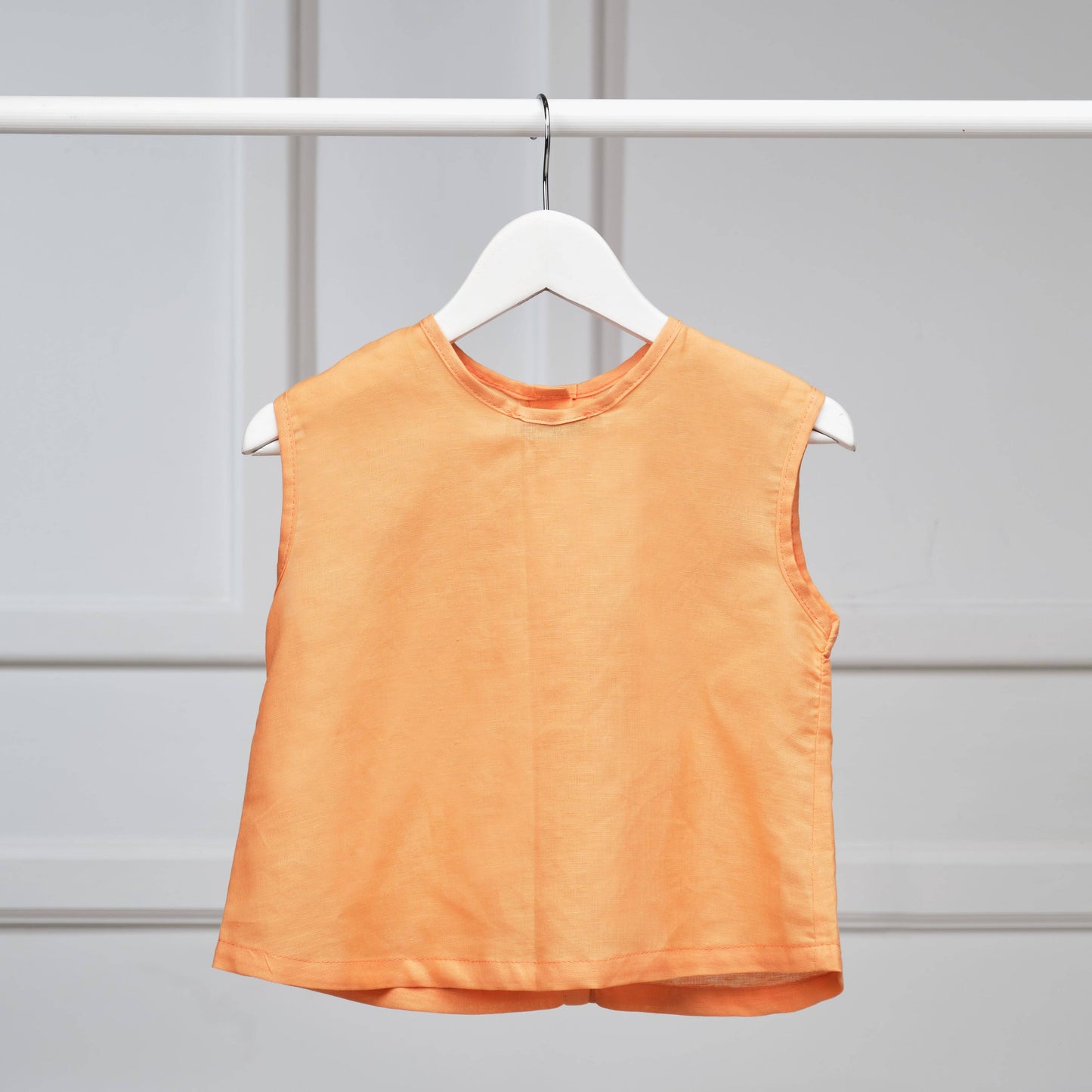 The Summer Breeze Shirt (boys - orange/light gray/pale green) - CooCootales