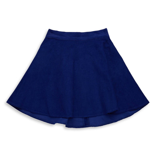 The Blue Corduroy Skirt - CooCootales