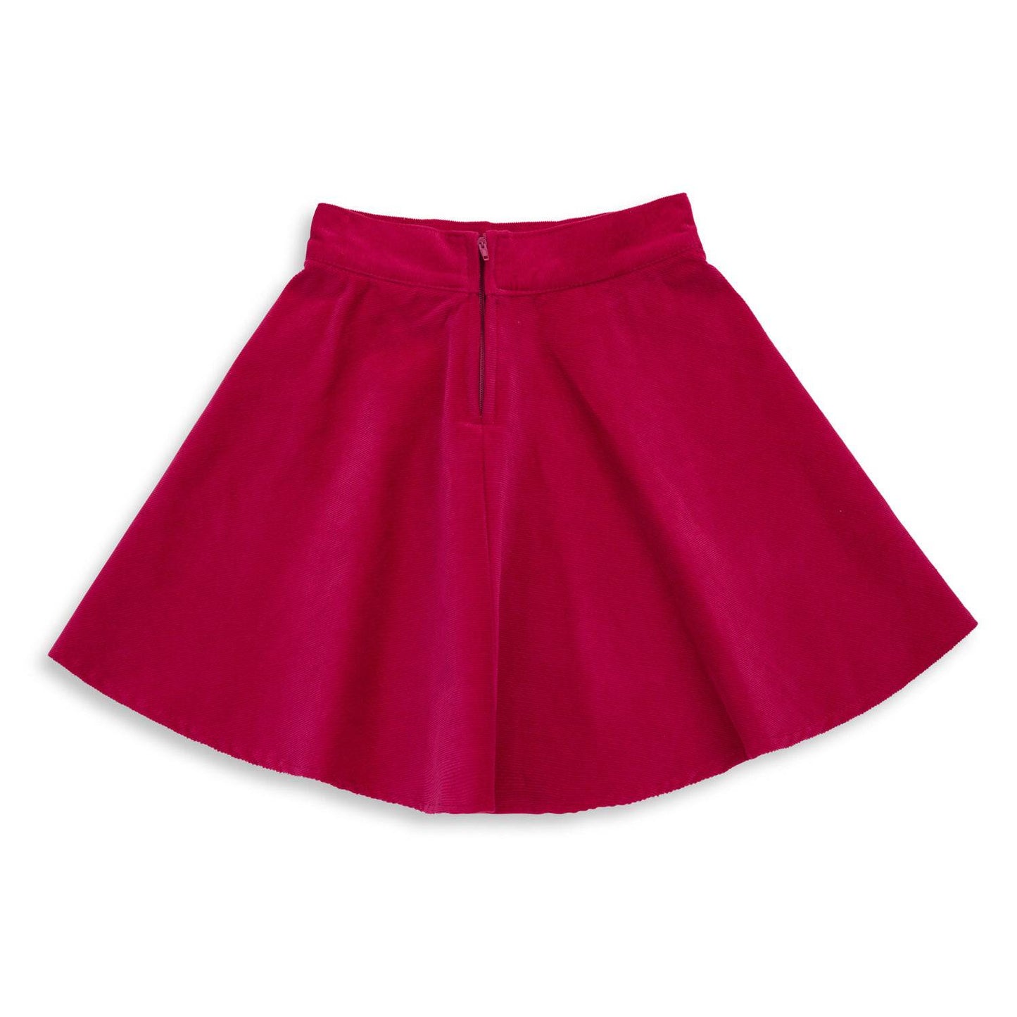 The Fuchsia Corduroy Skirt - CooCootales