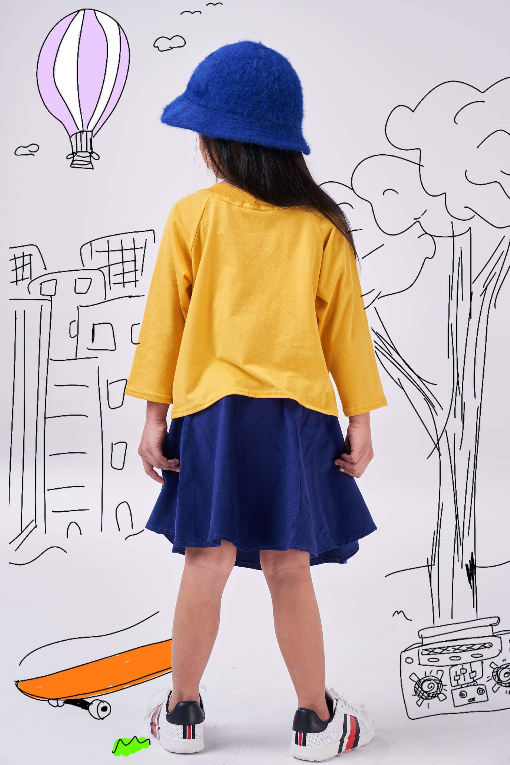The Boat T-Shirts (girls - yellow) - CooCootales