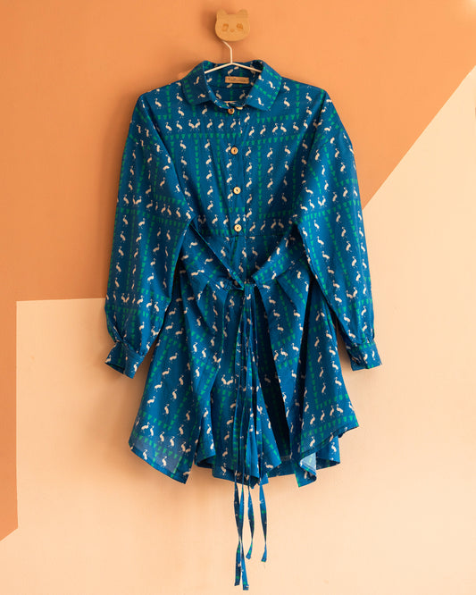 Heron Belted Shirt Dress – Women