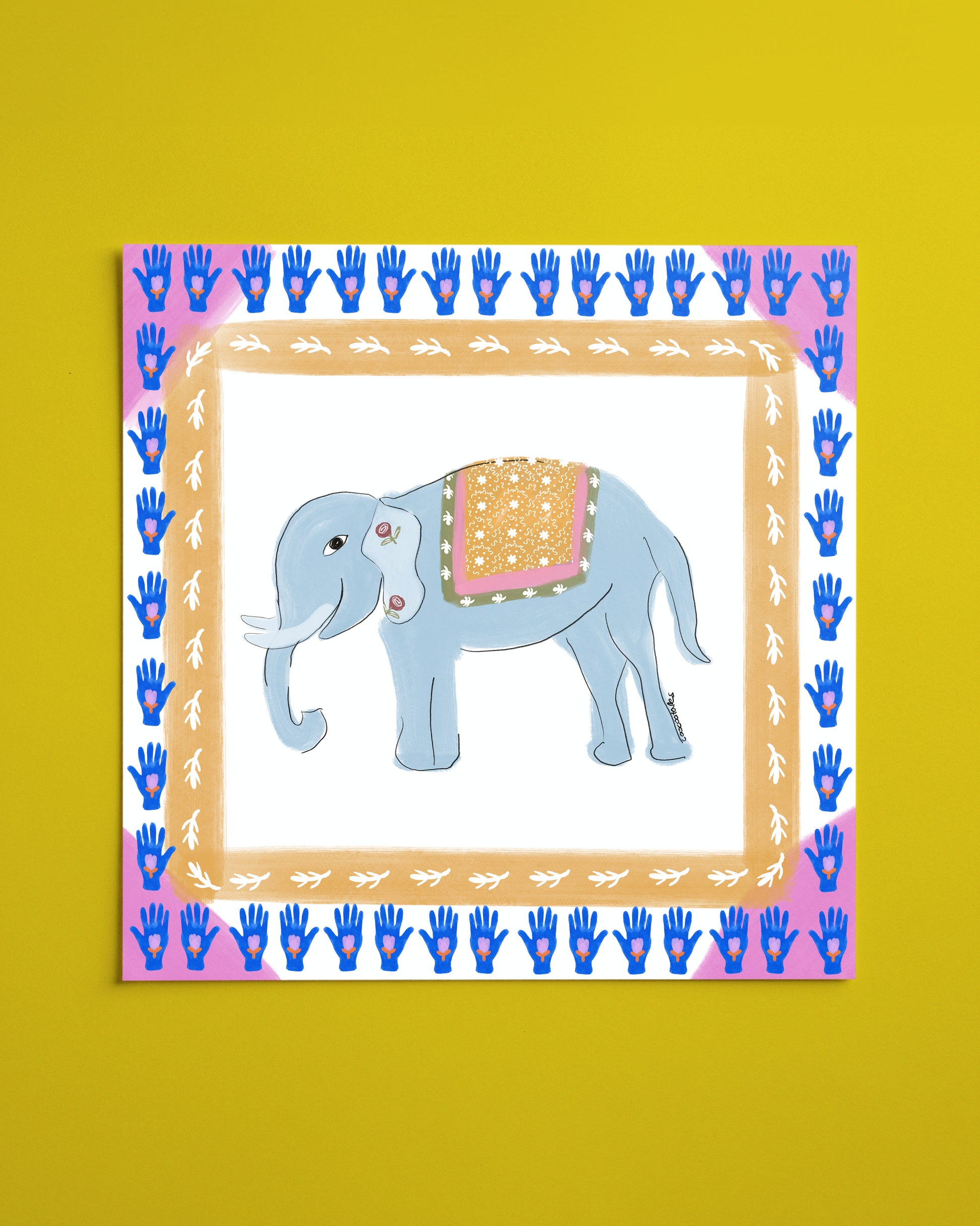 Blue Elephant of Good Fortune 💛🌼🐘 - CooCootales