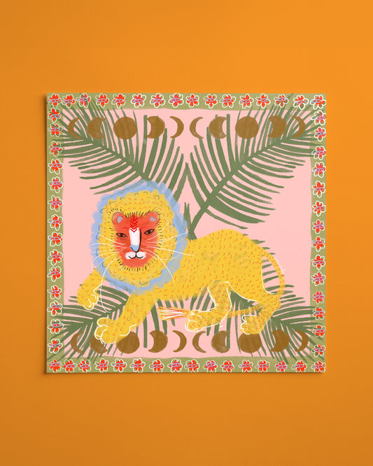 Moon Jungle – The Lion’s Watch 🦁🌙🌾 - CooCootales