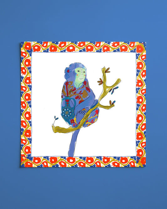 Treetop Dreamer – A Quiet Spirit in the Canopy 🌺🐒 - CooCootales