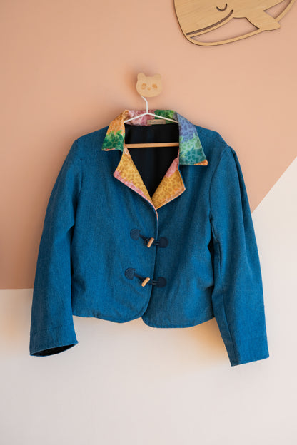 Retro Rainbow Denim Jacket Mama & Me