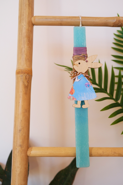 Λαμπάδα Το Κουνελάκι Μυρίζει Τα Λουλούδια - CooCootales