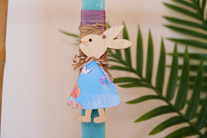 Λαμπάδα Το Κουνελάκι Μυρίζει Τα Λουλούδια - CooCootales