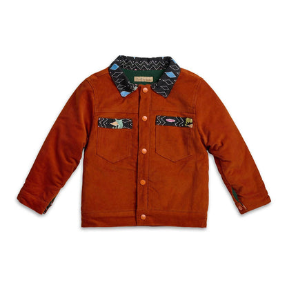 The Feline Corduroy Jacket (girls) - CooCootales
