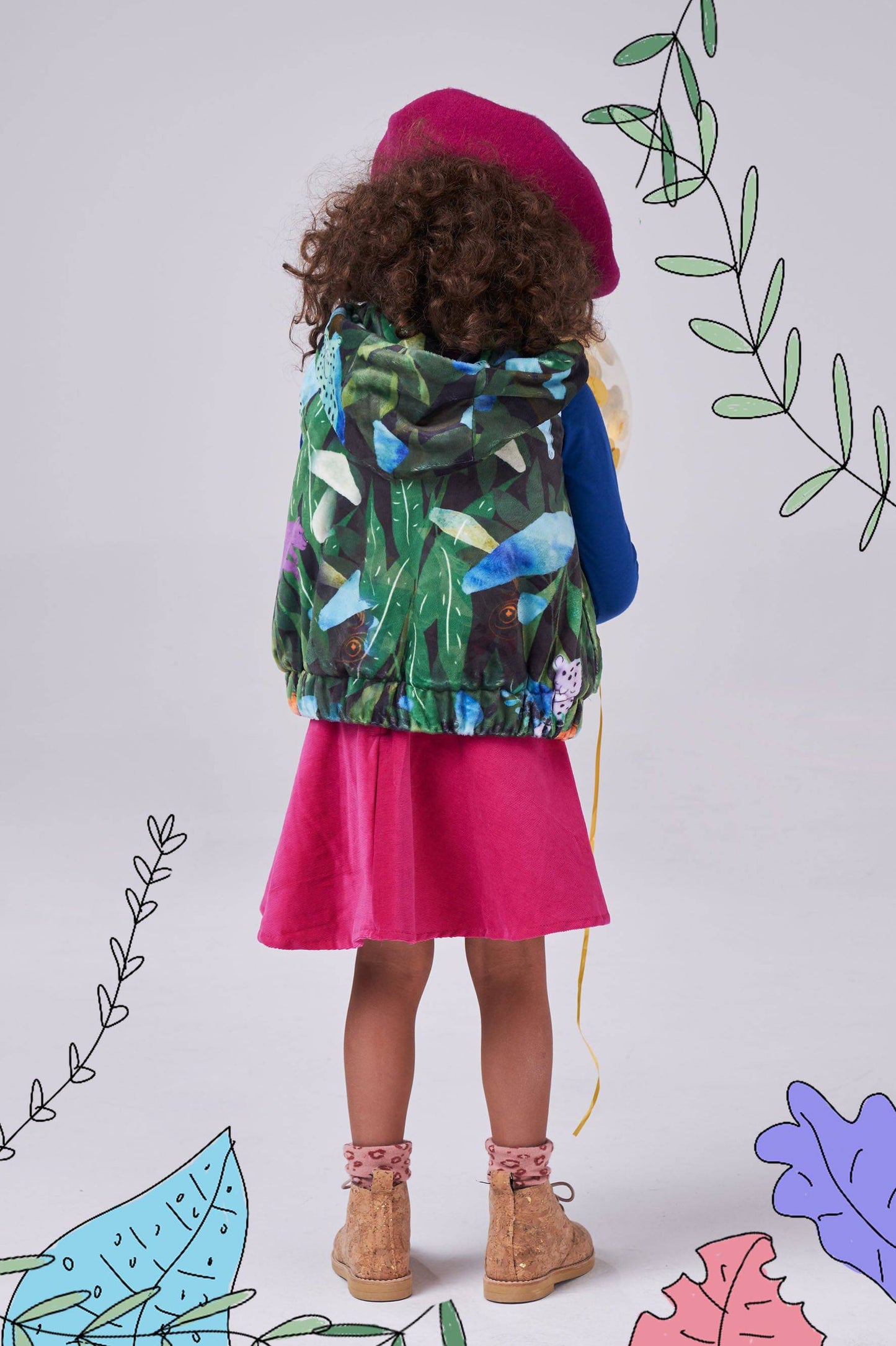 The Sleeveless Jungle Jacket (girls) - CooCootales