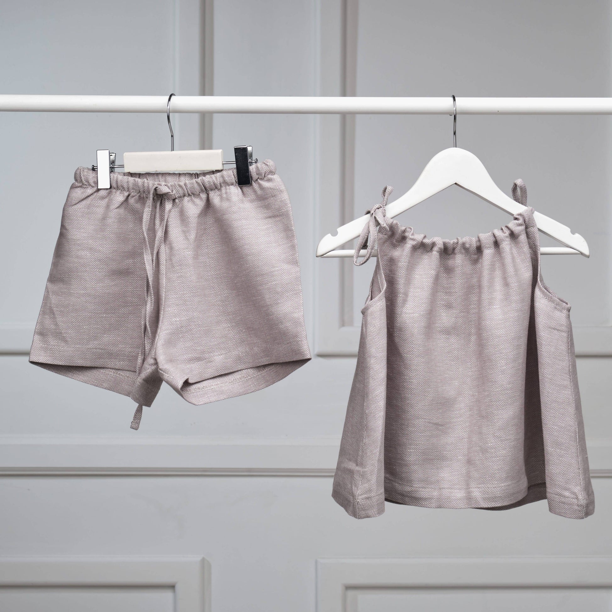 The Seashell Set (pink/gray) - CooCootales