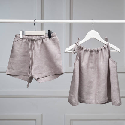 The Seashell Set (pink/gray) - CooCootales