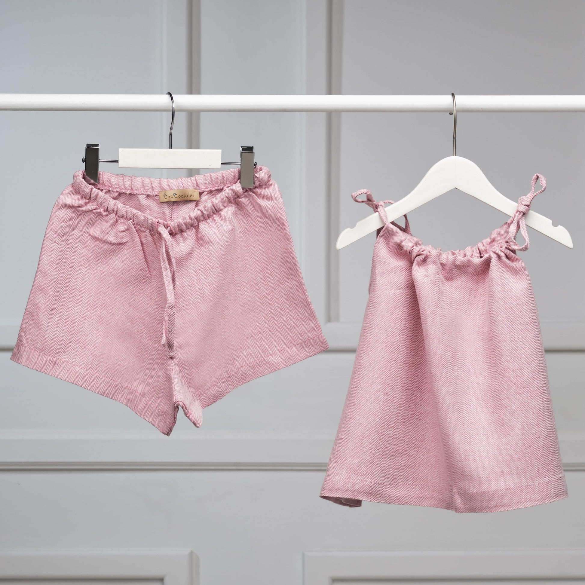 The Seashell Set (pink/gray) - CooCootales