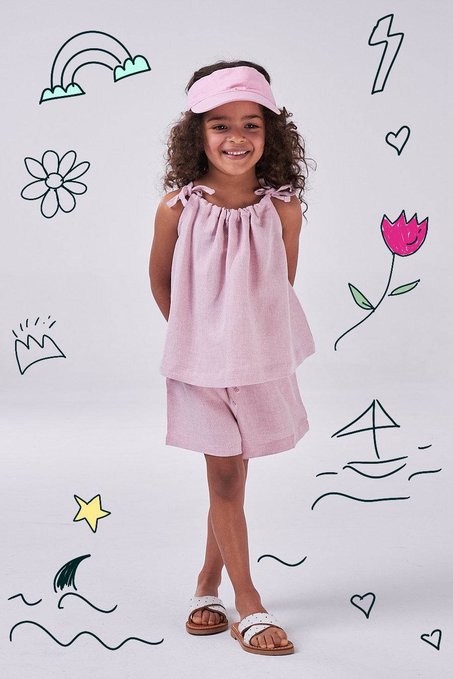The Seashell Set (gray/pink) - CooCootales