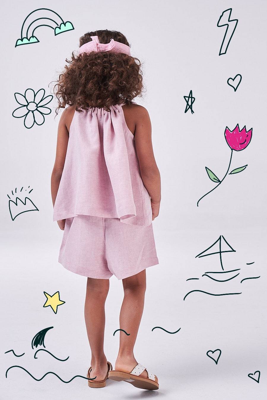 The Seashell Set (gray/pink) - CooCootales