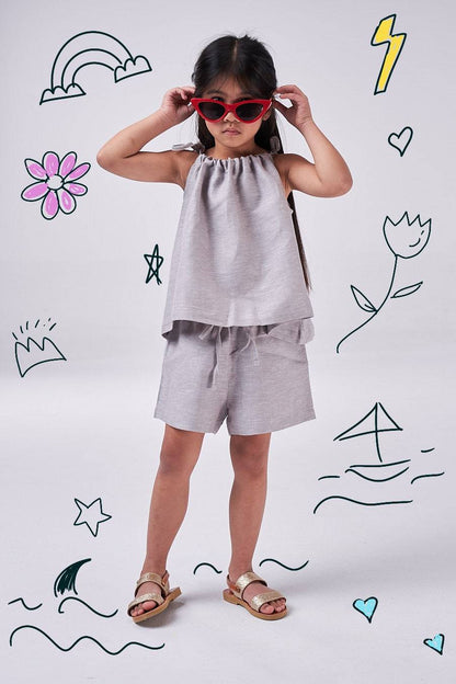 The Seashell Set (gray/pink) - CooCootales
