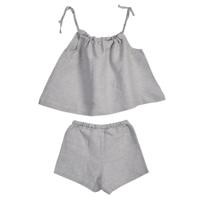 The Seashell Set (gray/pink) - CooCootales