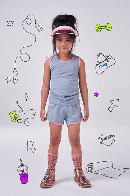 The Venice Beach Set (girls - dark blue/white/light blue/pink/yellow) - CooCootales