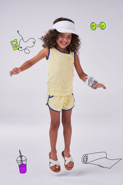 The Venice Beach Set (girls - light blue/pink/white/dark blue/yellow) - CooCootales