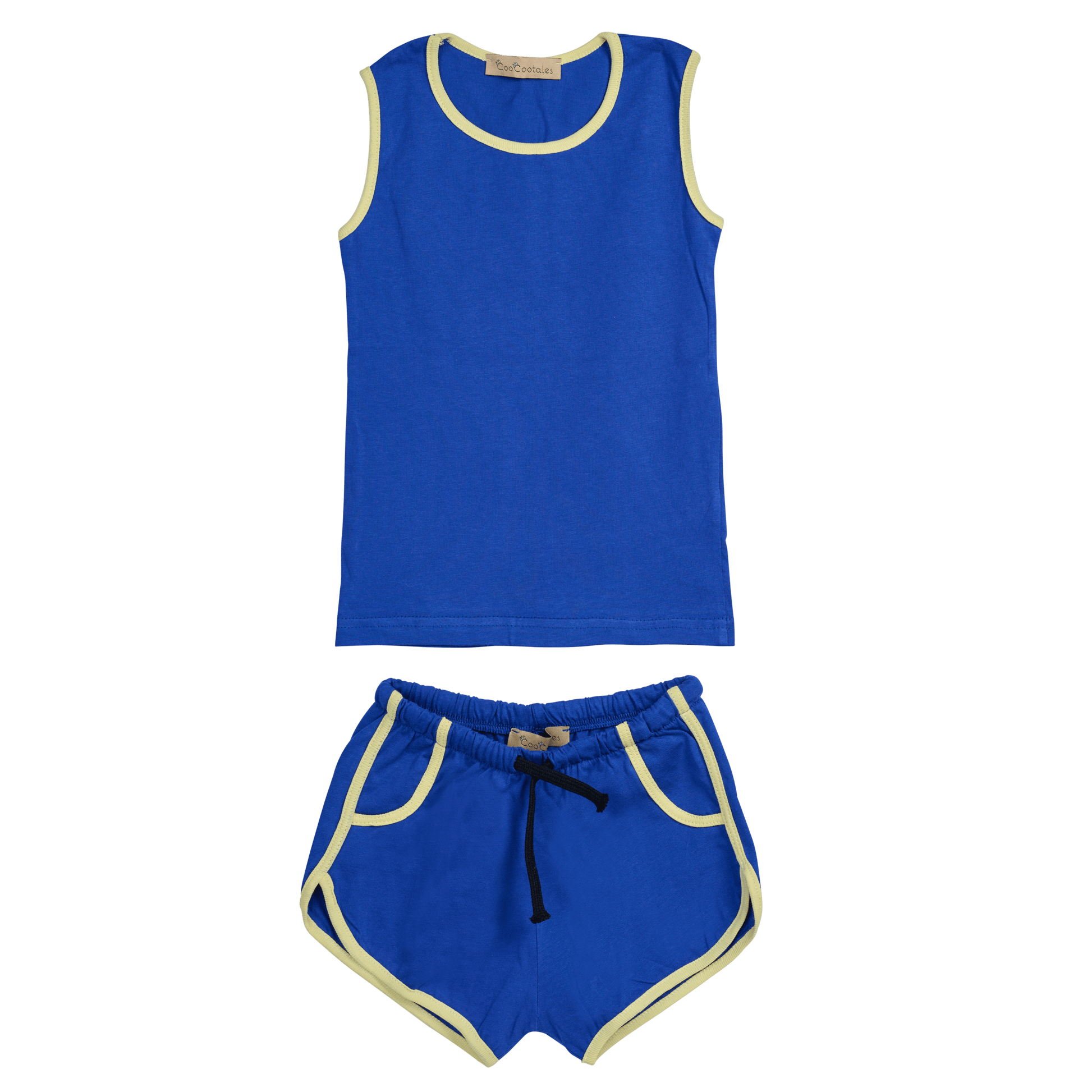 The Venice Beach Set (girls - light blue/pink/white/dark blue/yellow) - CooCootales