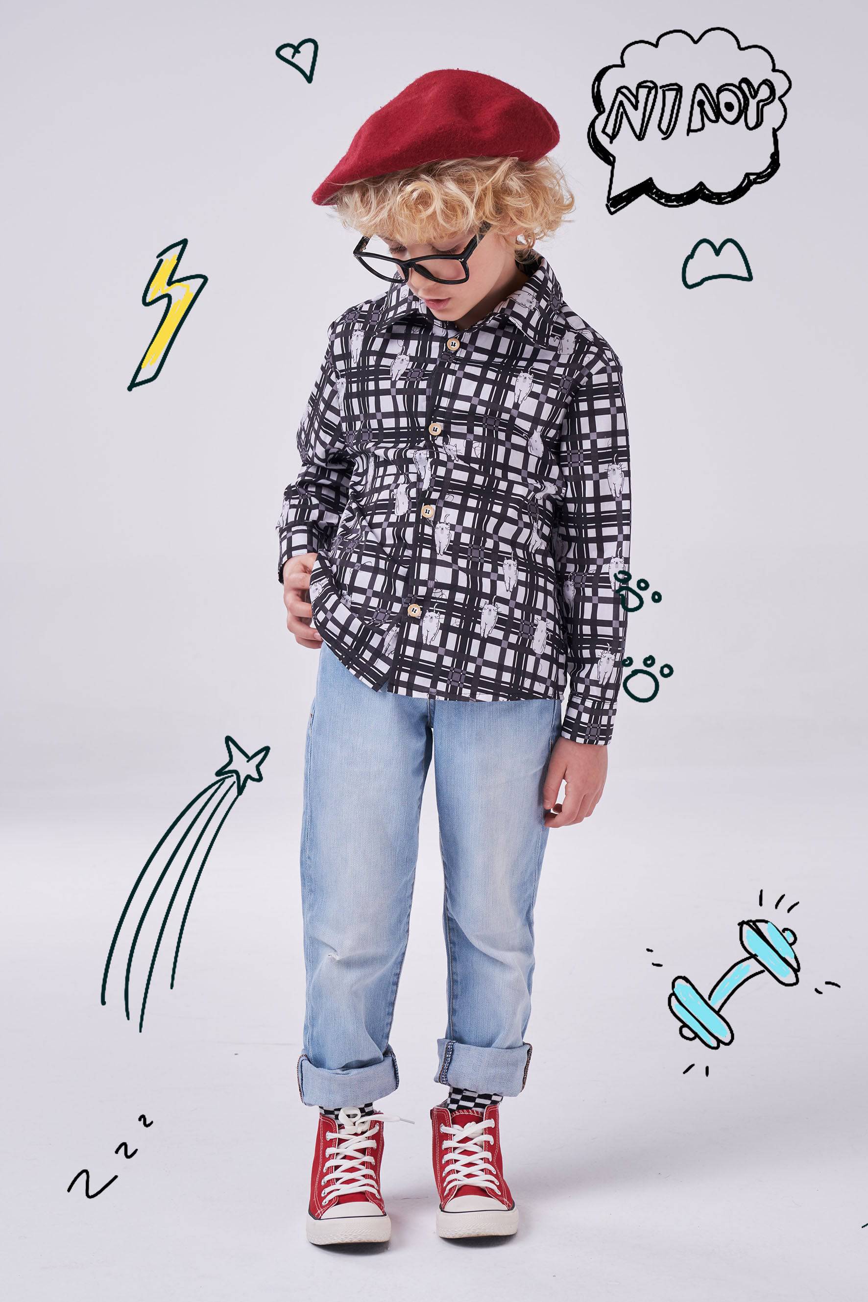 The Spot The Cats Shirt (boys) - CooCootales