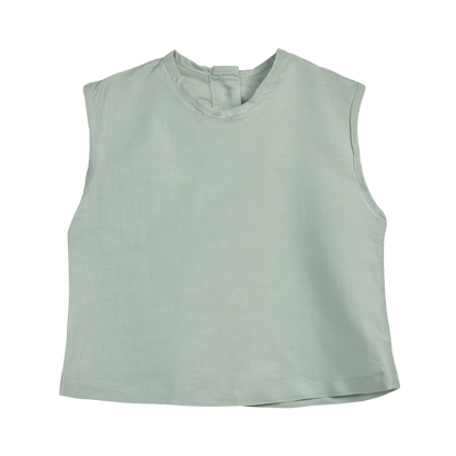The Summer Breeze Shirt (boys - light gray/orange/pale green) - CooCootales