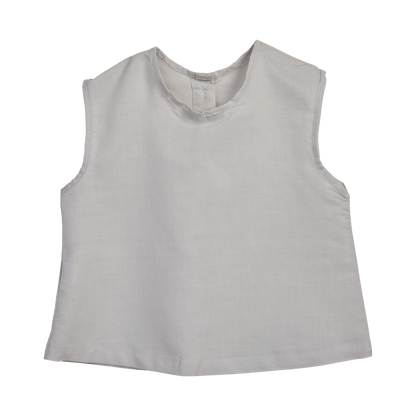 The Summer Breeze Shirt (boys - light gray/orange/pale green) - CooCootales
